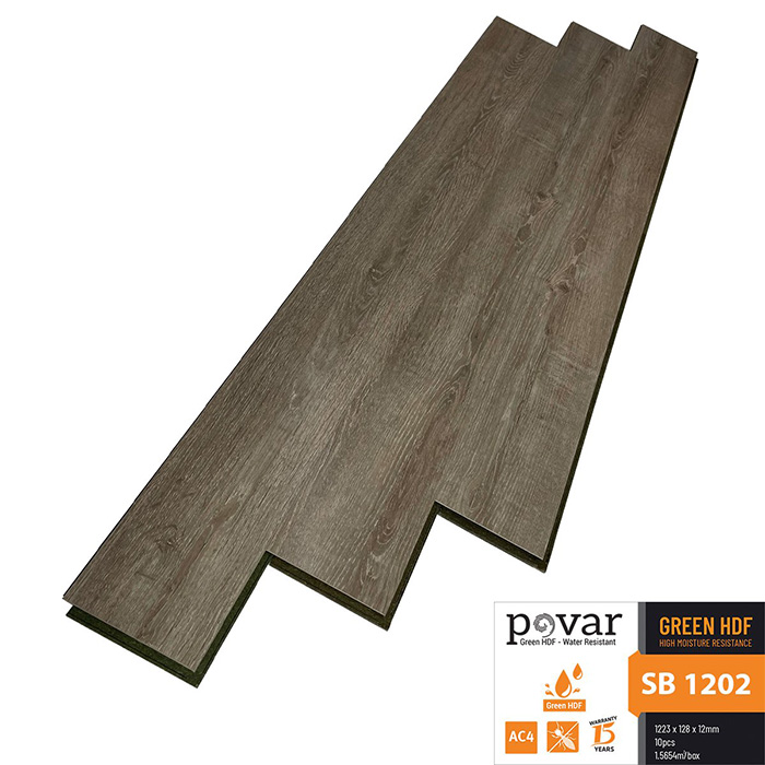 Sàn gỗ công nghiệp Povar SB1202 Sàn gỗ công nghiệp Povar SB1202