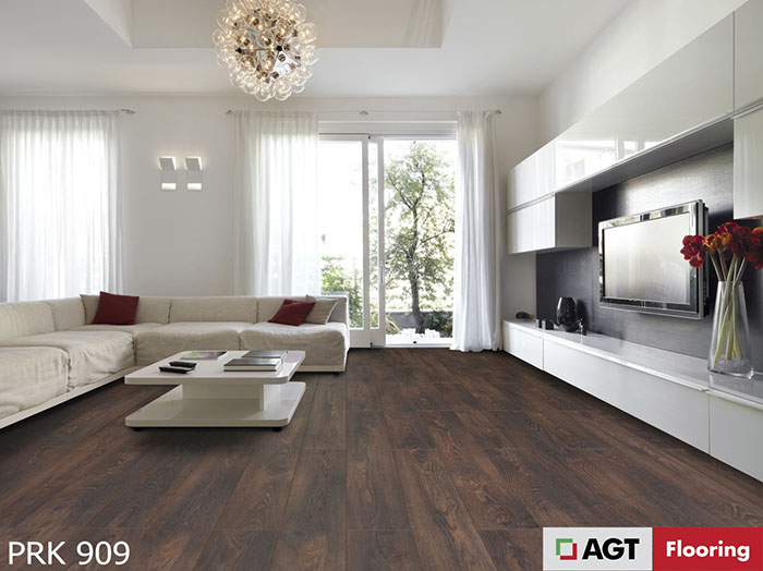 Sàn gỗ công nghiệp AGT PRK909 BN phối cảnh