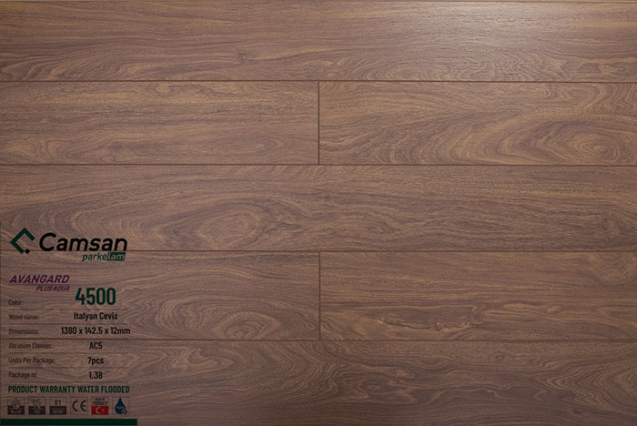 Sàn gỗ công nghiệp Camsan 4500 12mm