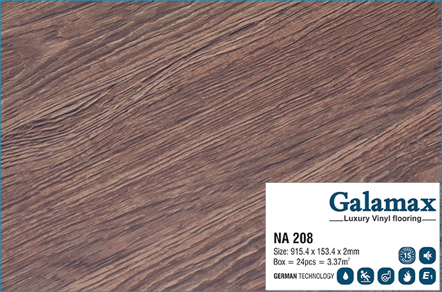 Sàn nhựa dán keo Galamax NA 208 Sàn nhựa dán keo Galamax NA 208