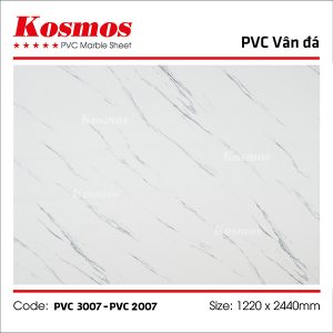 Tấm ốp vân đá Kosmos PVC 2007 hoặc PVC 3007