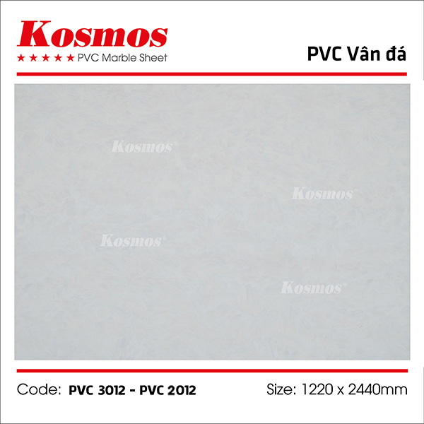 Tấm ốp vân đá Kosmos PVC 2012 hoặc PVC 3012 Tấm ốp vân đá Kosmos PVC 2012 hoặc PVC 3012