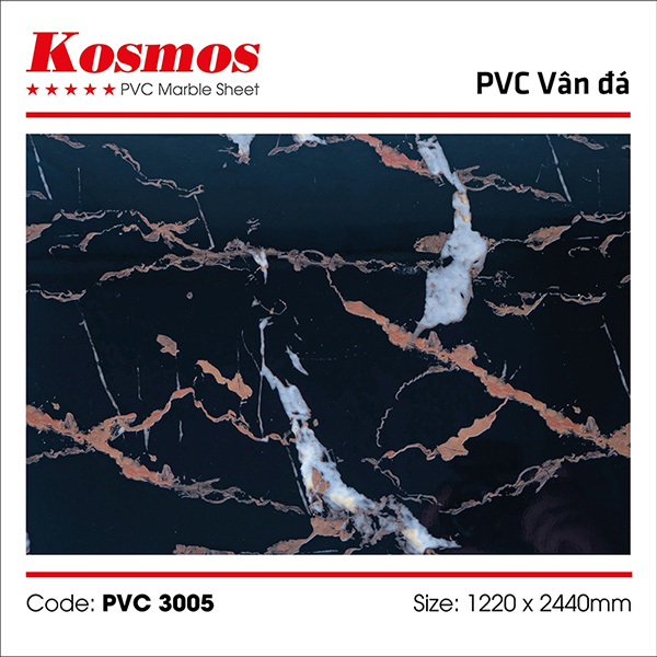 Tấm ốp vân đá Kosmos PVC 3005 Tấm ốp vân đá Kosmos PVC 3005